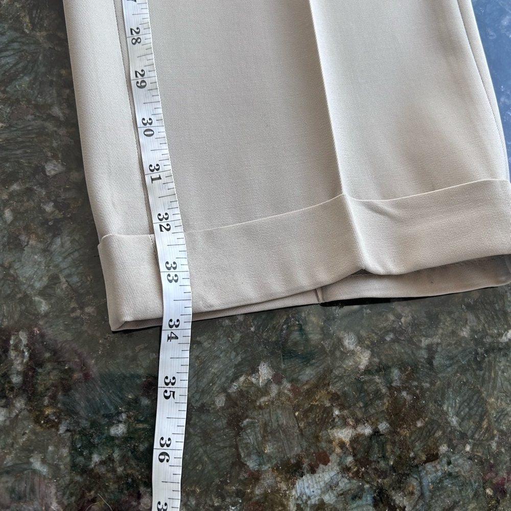 Vintage Polo Ralph Lauren pleated cuffed Extrafine Virgin Wool trousers. 38 6R - Picture 12 of 14